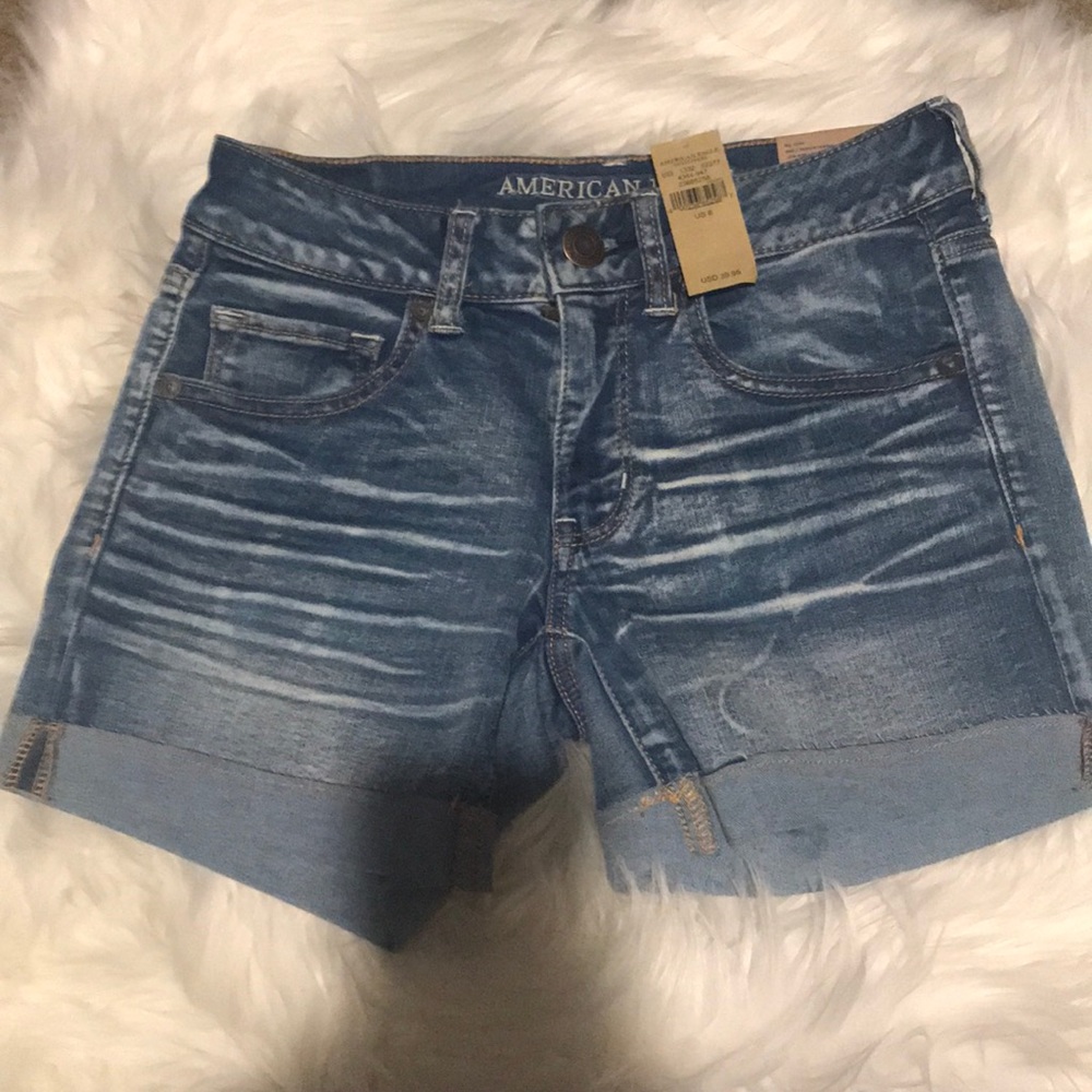 AEO Denim Midi Shorts